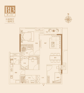 J建筑面约122㎡