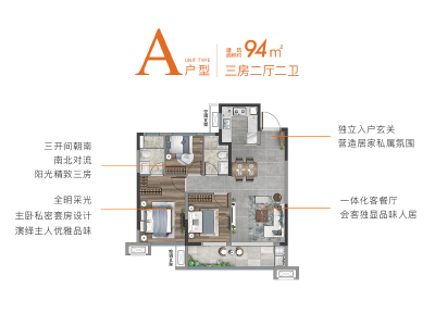 建筑面约94㎡