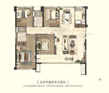 建筑面积约130㎡|4+1室2厅2卫