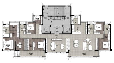 建筑面积约286㎡|5室3厅4卫