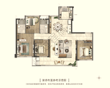 建筑面积约143㎡|4+1室2厅2卫